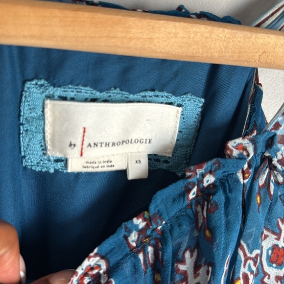 ANTHROPOLOGIE Sasha Ruffled Maxi Dress XS - Picture 5 of 12